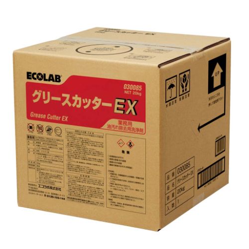 商品名：油汚れ用洗浄剤 グリースカッター 20kg寸法：メーカー：お届け数（合計）：1重量：20kg[特記事項]アルカリ性、使用量（目安）：原液を直接スプレー して15分程放置●レンジ、オーブン、グリル、フライヤー、ダクト、換気扇などの油汚れ、焦げ付きの除去【配送料について】この商品は、全国 配送料無料 にてお届けいたします。 北海道・沖縄・離島や一部地域では追加配送料が発生致します。JANコード：4528032139315