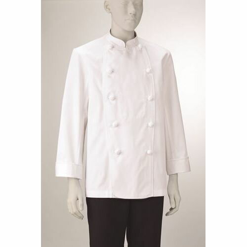 男子コックコート長袖【ホワイト】プロ用/新品(3)