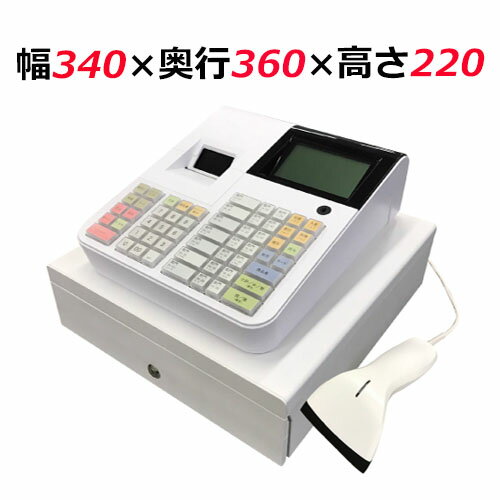 【業務用/新品】【クローバー電子】小型レジスター JET-680 幅340×奥行360×高さ222(mm) 単相100V【送料無料】