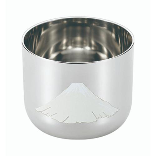 EJG-250 燕熟の技 感温ステンレスぐいのみ 100ml 赤富士/業務用/新品/小物送料対象商品