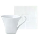 ミヤマ コーヒーカップ&ソーサーセット(10入)カップ径83×幅105×高さ73(mm)/ソーサー径130×高さ15(mm)/プロ用/新品/送料
