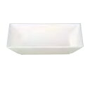 【スパッツィオ】 【スクエアボール (M) 22cm ホワイト】【4入】 【Spazio】 【業務用食器】