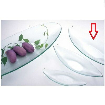 Platters - グランデ ヴェートロ 舟型 プレート (L) 60cm GrandeVetro/業務用/新品/小物送料対象商品