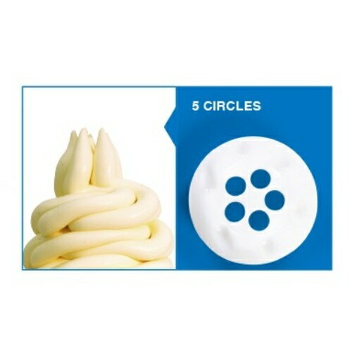 【FMI】ソフトクリームマシン オプションノズルキット 5 CIRCLES/業務用/新品/小物...