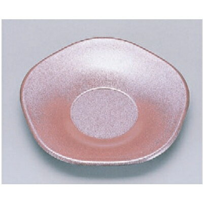 茶托 梅型茶托 ベージュパール 幅123mm×奥行125mm×高さ18mm/業務用/新品 その1