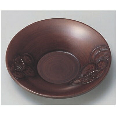 茶托 梅彫茶托 栃 高さ22mm×直径:120/