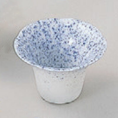 珍味 朝顔珍味入れ(大)吹墨 高さ45mm×直径:65 /業務用/新品