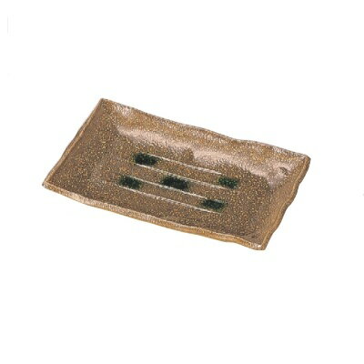 7寸越前長手盛皿 伊賀織部 /業務用/新品/小物送料対象商品