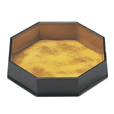 盛器 八角盛器金雲流渕黒 幅218 奥行202 高さ46 /業務用/新品/小物送料対象商品