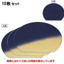 【お得なセット商品】【送料無料】御膳 半月敷膳紫金ボカシ/紺塗尺1寸 /業務用食器/新品
