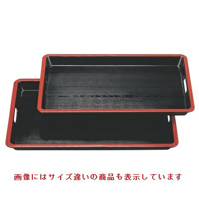 商品情報商品名：（中）隅丸脇取盆新黒木目天朱2尺（中）　NS加工寸法：幅612×奥行399×高さ40メーカー：若泉漆器お届け数（合計）：1材質・素材：ABS樹脂・熱可塑性樹脂商品コード：fp1-1-106-7[特記事項]原産国：日本非常に耐久性があり、衝撃に大変強いため割れにくく塗料の密着も強いので色がはげにくくなっておりますが、食器洗浄機を使用しますと変形する場合がありますので避けて下さい。（耐熱温度60℃～70℃）配送料について。【ご注意】画面上の色はブラウザやご使用のパソコンの設定により実物と異なる場合があります。