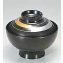 小吸椀 花仙才椀黒帯市松 漆器 高さ68 直径:120/業務用/新品/小物送料対象商品