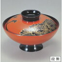 小吸椀 4.5寸小槌吸椀合作牡丹 漆器 高さ58 直径:129/業務用/新品/小物送料対象商品