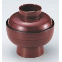 小吸椀 古代椀朱木目 漆器 高さ75 直径:113/業務用/新品/小物送料対象商品(3)