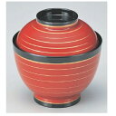 小吸椀 3.5寸玉子椀朱金ライン 漆器 高さ73 直径:101/業務用/新品/小物送料対象商品