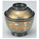 小吸椀 3.5寸玉子椀金箔ちらし 漆器 高さ73 直径:101/業務用/新品/小物送料対象商品