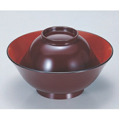 煮物椀 4寸彩多用椀吟朱内朱 漆器 高さ49 直径:117/業務用/新品/小物送料対象商品