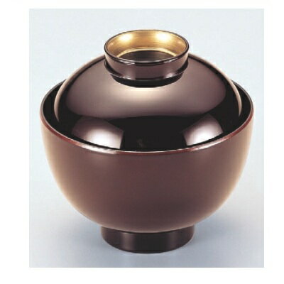 小吸椀 3.4寸小町吸椀溜つば金 漆器 高さ69 直径:103/業務用/新品/小物送料対象商品