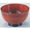 汁椀 4寸彩汁椀茶刷毛目 漆器 高さ74 直径:126/業務用/新品/小物送料対象商品
