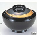 煮物椀 4.5寸仙才雑煮椀黒一筆 漆器 高さ69 直径:137/業務用/新品/小物送料対象商品 その1