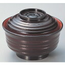 飯碗 乱筋飯器溜内朱 漆器 高さ72 直径:135/業務用/新品/小物送料対象商品(3)