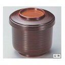 飯碗 荒筋飯器栃内朱 漆器 高さ88 直径:111/業務用/新品/小物送料対象商品