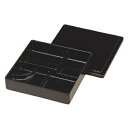 弁当箱 F-148 7.5寸角重黒(仕切固定) 幅230 奥行230 高さ60/業務用/新品/小物送料対象商品