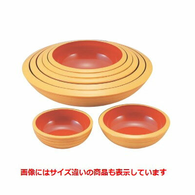 大鉢 千筋鉄鉢白木内朱天クリーム6