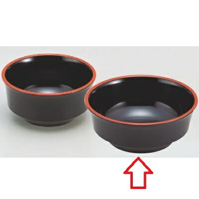 つゆ入れ (大)竹型羽反天つゆ入れ黒天朱 /業務用/新品/小物送料対象商品