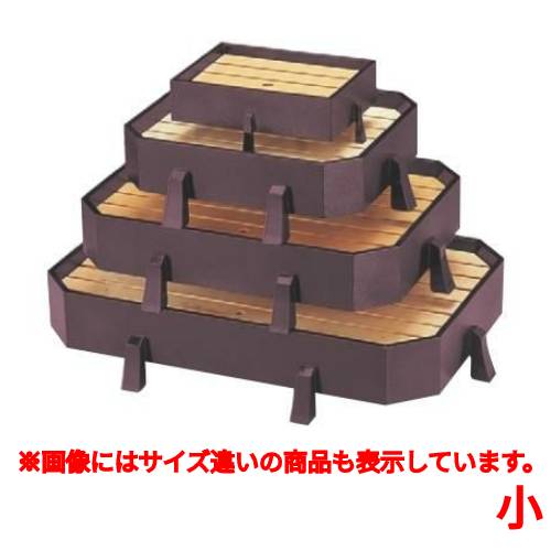 盛器 (小)松島盛器(四ツ足)溜千筋 /業務用/新品/小物送料対象商品