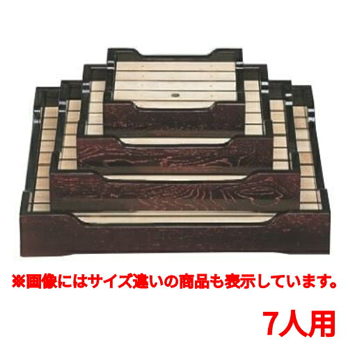 商品情報商品名：長手盛込器溜7人用寸法：幅518×奥行455×高さ85メーカー：若泉漆器お届け数（合計）：1材質・素材：木製品商品コード：fp1-1-734-7[特記事項]ぬるま湯で手洗いにて御使用下さい。（本漆塗は、熱湯に入れますと変色しますのでご注意下さい。）配送料について【ご注意】画面上の色はブラウザやご使用のパソコンの設定により実物と異なる場合があります。