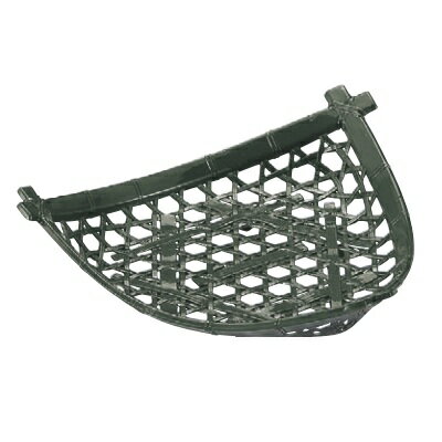 竹皿 三角平皿グリーン 幅205 奥行197 高さ54 /業務用/新品