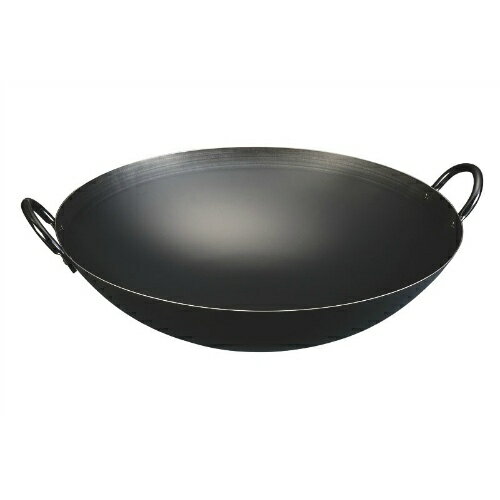 神田鉄鍋/鉄プレス両手中華鍋 33cm カンダ/プロ用/新品