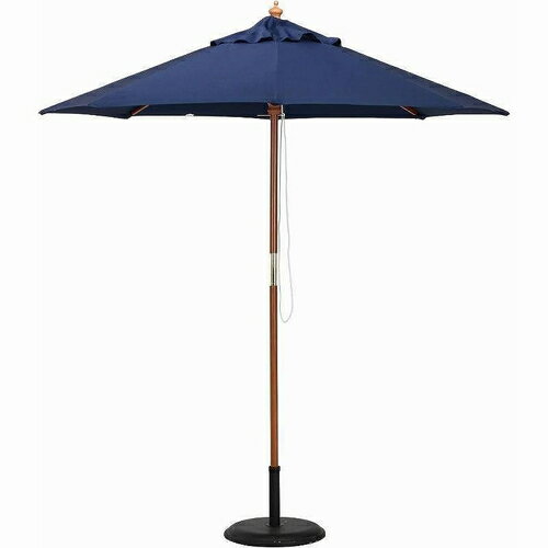 木製パラソル 210cm ネイビー 210NV 210NV/業務用/新品/送料別