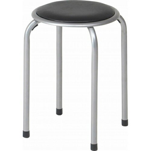 パイプ丸イス FB－01BK（1010BK） FB-01BK(1010BK 12個入/業務用/新品/送料別