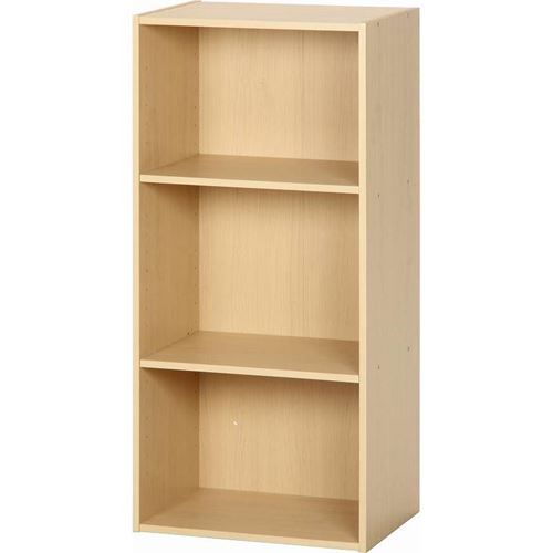 カラーボックス 可動棚3段 NA (セット数：2) /業務用/新品/送料別