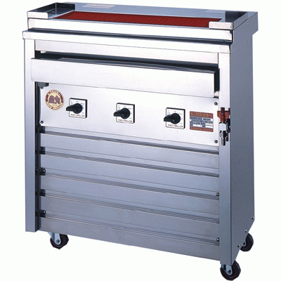 【業務用】 ヒゴグリラー 焼鳥大串 床置式グリラー 三相200V 3P-210D 幅760×奥行450×高さ850mm 【送料..