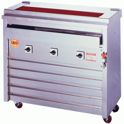 【業務用】 ヒゴグリラー 焼鳥大串 床置式グリラー 三相200V 3P-210X 幅910×奥行410×高さ850mm 【送料無料】