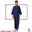 藍染 作務衣 K501 紺/Lサイズ 業務用/新品/小物送料対象商品