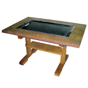 【プロ用/新品】伊東金属 お好み焼きテーブル 幅800×奥行750×高さ700 [IM-280PM]【送料別途】【保証な..