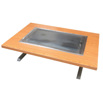 【プロ用/新品】伊東金属 お好み焼きテーブル 幅1200×奥行800×高さ330 [IM-4120PM]【送料別途】【保証なし】