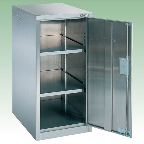 ステンレス薬品保管庫 SU-45B 幅450×奥行600×高さ900mm/新品/業務用/送料無料