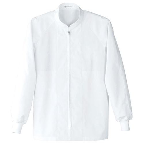 商品名：コート(男女兼用)サイズ：S～4L/5L・6L生地：ブロード素材1：ポリエステル//混率：65%素材2：綿//混率：35%機能：防臭性/抗菌性商品仕様：半袖アンダーカバー付き ウエストアンダーカバー付き コイルファスナーデザインポイント：・衛生白衣長袖。・破損や変形が少なく熱にも強い、コイルファスナーを使用。・袖にアンダーカバー、袖口リブ仕様。・ウエストアンダーカバー付き。・SEK青マーク（抗菌防臭加工）生地使用。※細部まで徹底した衛生仕様で、製品への異物混入（毛髪等の落下）を防止したい職場に最適です。■商品仕様■・ポケットなし・袖口リブ仕様※S～6L以外のサイズは受注生産となっております。金額は別途お問合せください。サイズSMLLL3L4L5L6L胸囲104108112118124130136142着丈6668707272747474裄丈79.582848688899091配送料について【ご注意】画面上の色はブラウザやご使用のパソコンの設定により実物と異なる場合があります。