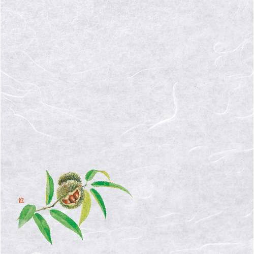 新・濡れ奉書紙 栗 (100枚入)/業務用/新品/小物送料対象商品