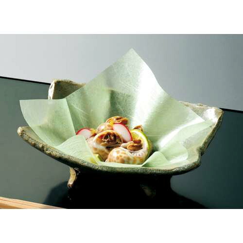 両面ラミ敷紙 若草色 (15cm角) (100枚入)/業務用/新品/小物送料対象商品