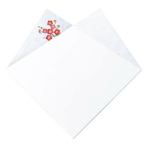 2つ折 四季の天紙 梅 (100枚入)/業務用/新品/小物送料対象商品