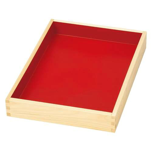 ひのき惣菜盆(朱/黒)(小)/業務用/新品/小物送料対象商品