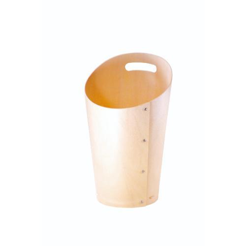 6-070-15/曲木 ダストボックス L ナチュラル 約口径23×高さ39cm/業務用/新品/小物送料対象商品