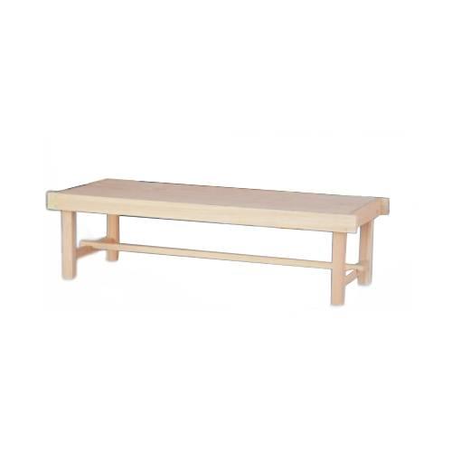 6-083-05/ひのき 床机(無塗装) 約幅150×奥行60×高さ40cm/業務用/新品/送料無料