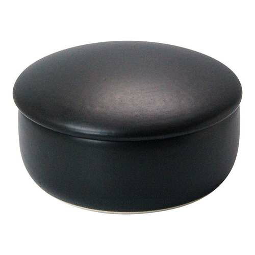 Boiled Rice Container - 陶器・おひつ 黒(中)/業務用/新品/小物送料対象商品